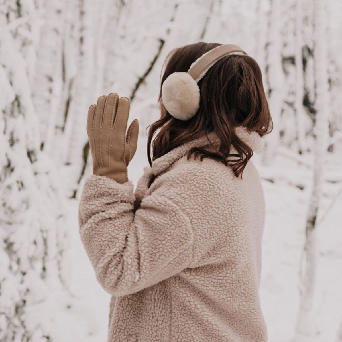 Beech gloves | Chestnut